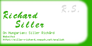 richard siller business card