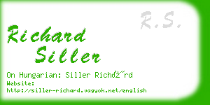 richard siller business card